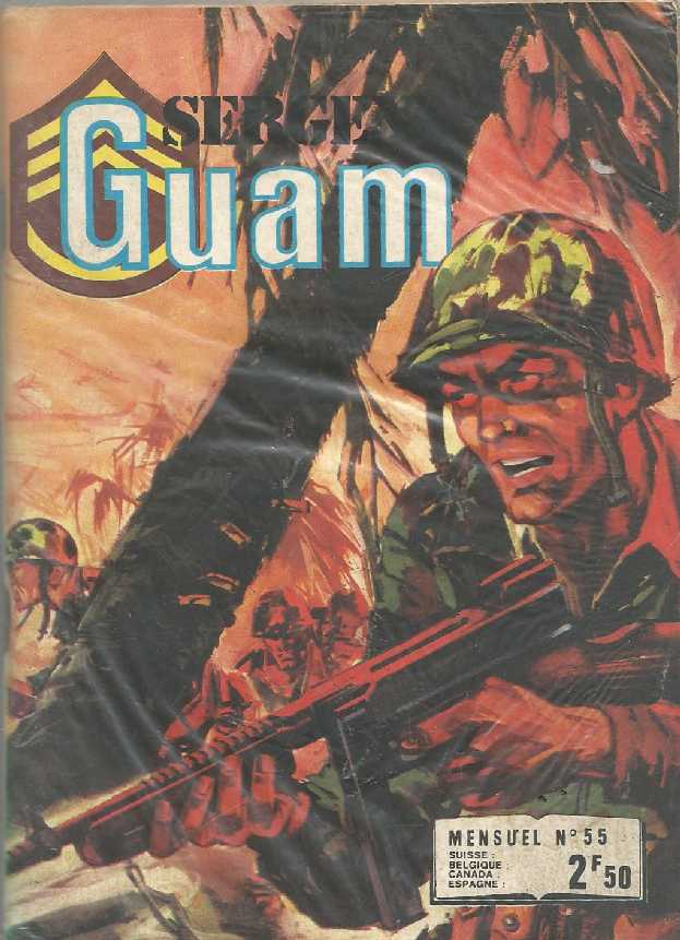 Scan de la Couverture Sergent Guam n 55